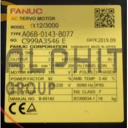 MOTEUR FANUC A06B-0143-B077
