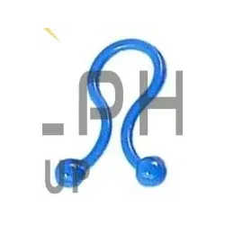 PAQUET DE 100 SERRES BOBINES ROUGE EN NYLON 12X25