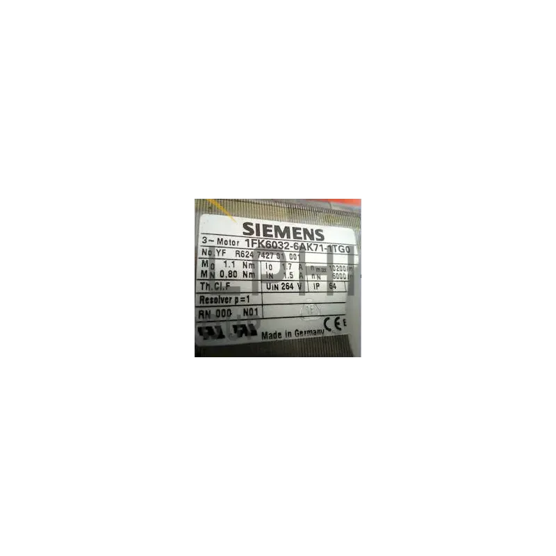 MOTEUR SIEMENS 1FK6032-6AK71-1TG0 MOTEUR SIEMENS 1FK6032-6AK71-1TG0