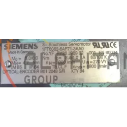 MOTEUR SIEMIENS 1FT6062-6AF71-3AA0