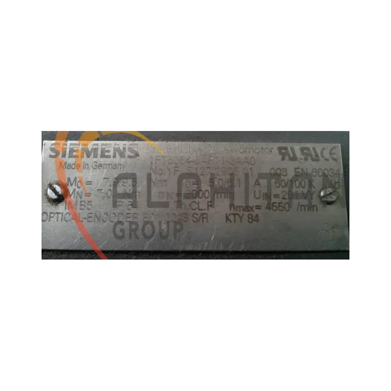 MOTEUR SIEMENS 1FT6064-6AF71-3AA0 MOTEUR SIEMENS 1FT6064-6AF71-3AA0