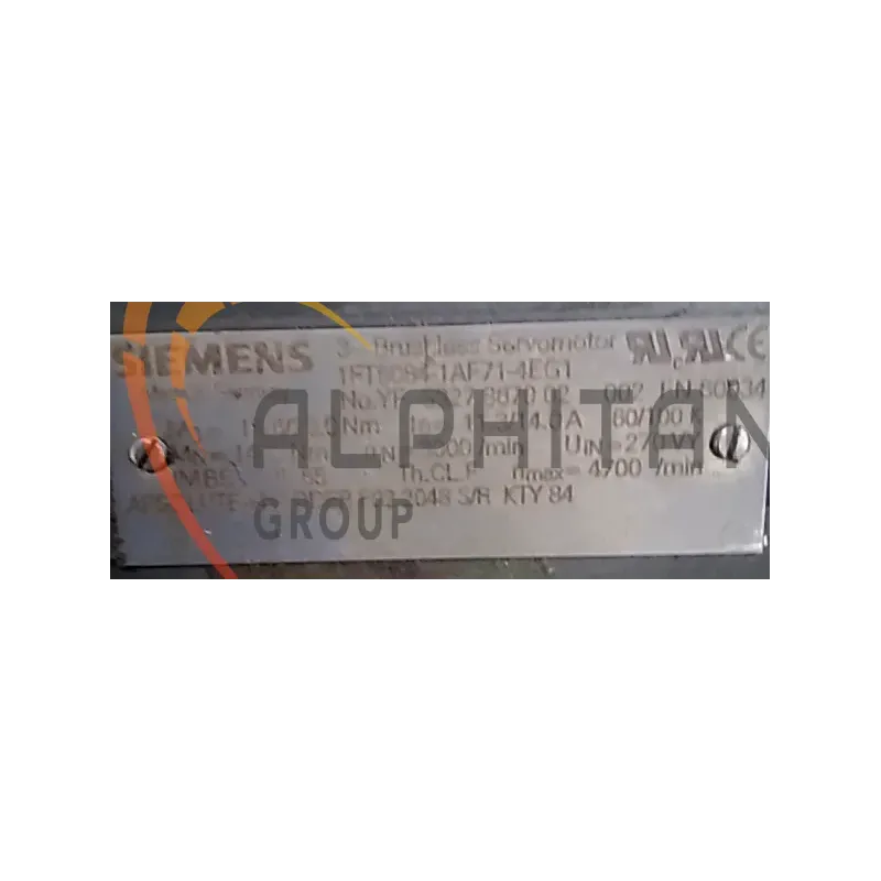 MOTEUR SIEMENS 1FT6084-1AF71-4EG1 MOTEUR SIEMENS 1FT6084-1AF71-4EG1