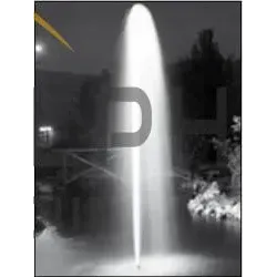 UN JET D'EAU MOUSSEUX REGLABLE