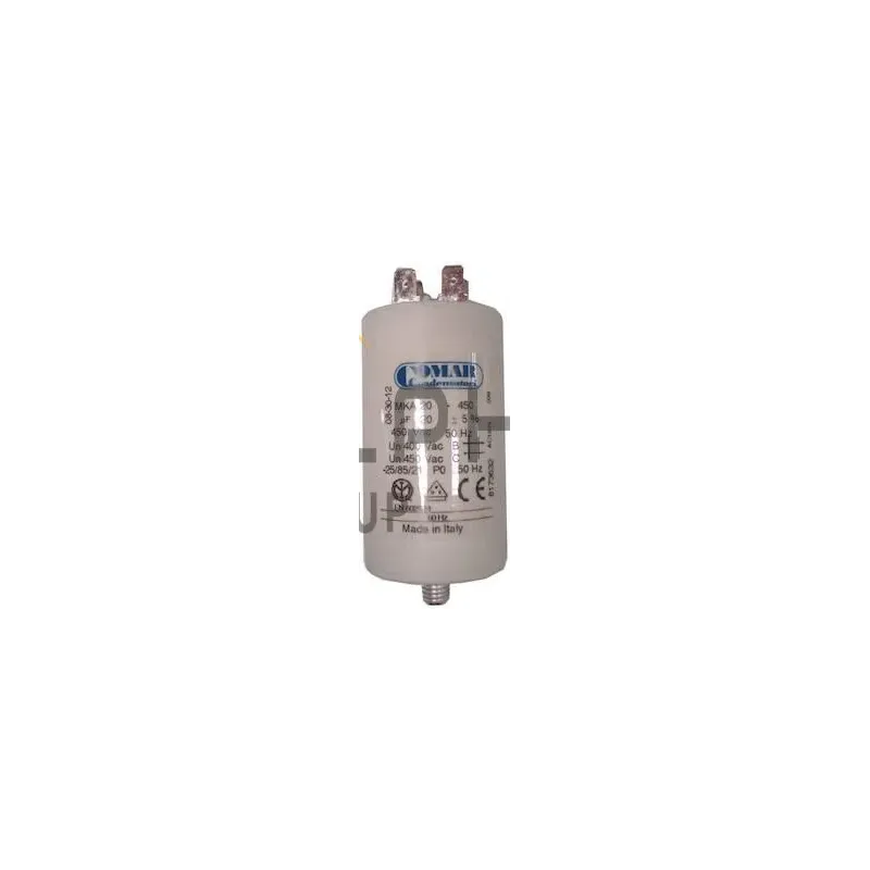 COND. PERMANENT MKA 20MF 450V SORTIE FASTON COND. PERMANENT MKA 20MF 450V SORTIE FASTON