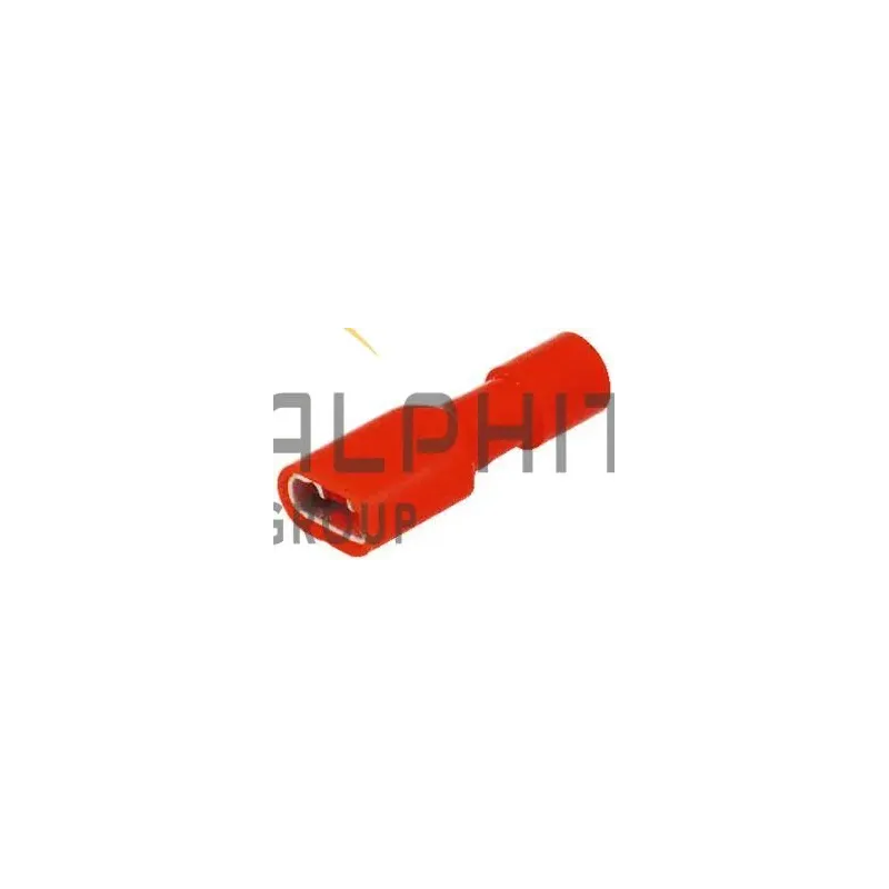 CLIP ROUGE FEMELLE TOUT ISOLE 6.35 RFF608P