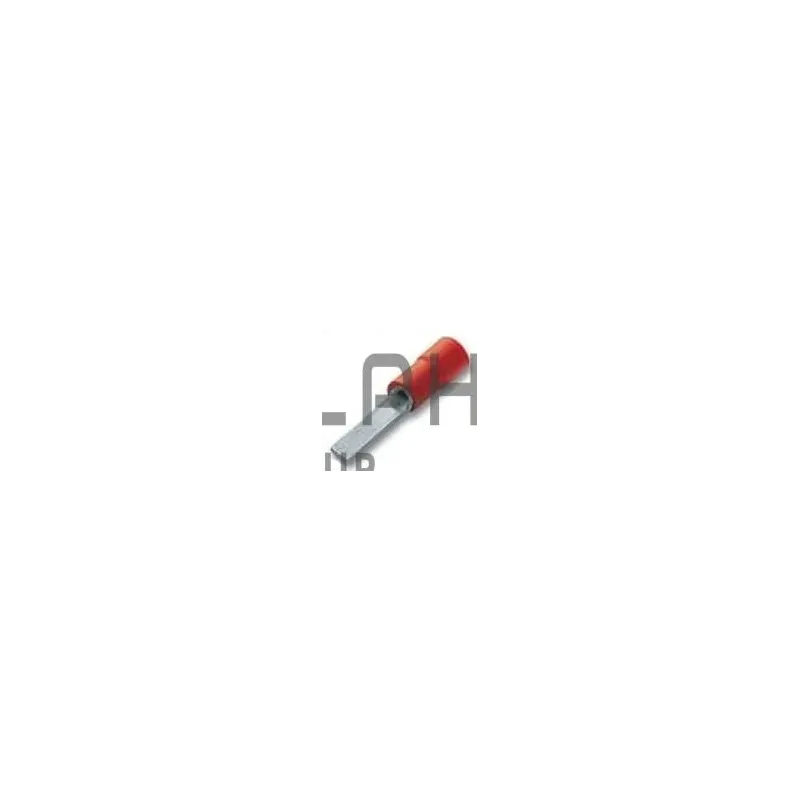COSSE ROUGE EMBOUT PLAT RFPP12