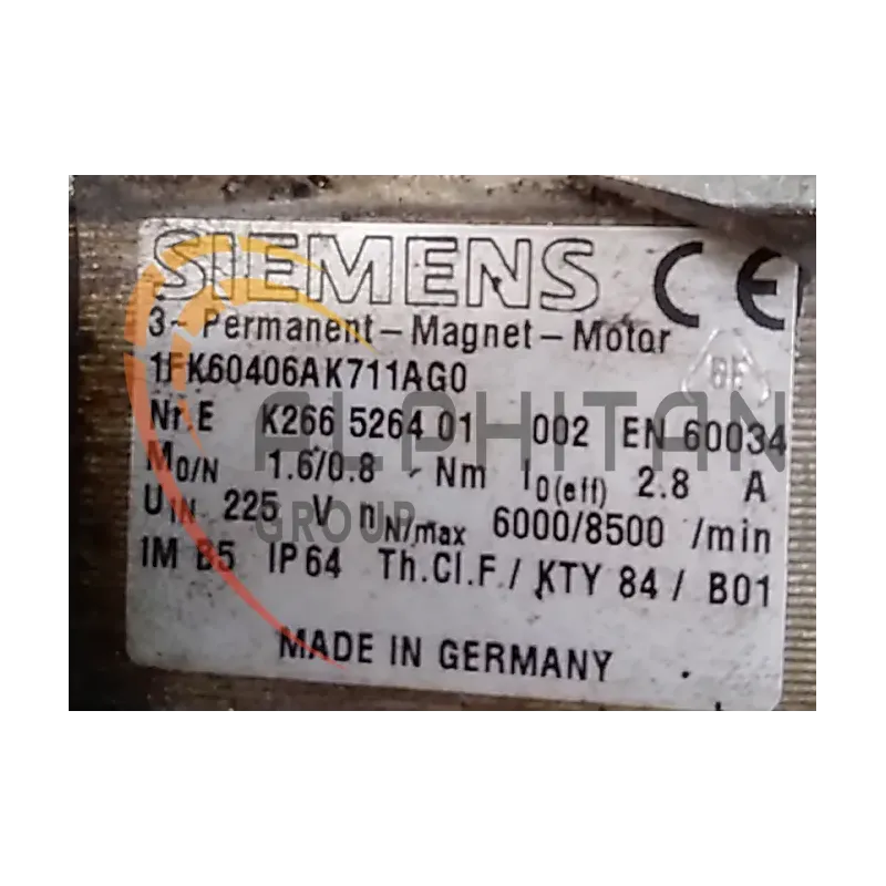 MOTEUR SIEMENS 1FK6040-6AK71-1AG0 MOTEUR SIEMENS 1FK6040-6AK71-1AG0