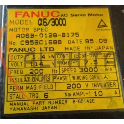 MOTEUR FANUC A06B-0128-B175
