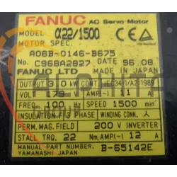 MOTEUR FANUC A06B-0146-B675