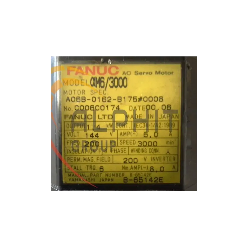 MOTEUR FANUC A06B-0162-B175
