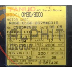 MOTEUR FANUC A06B-0166-B675 0016