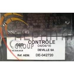 MOTEUR SIEMENS 1FT5064-0AF01-1-Z