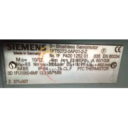 MOTEUR SIEMENS 1fT5072-0AF01-2-Z