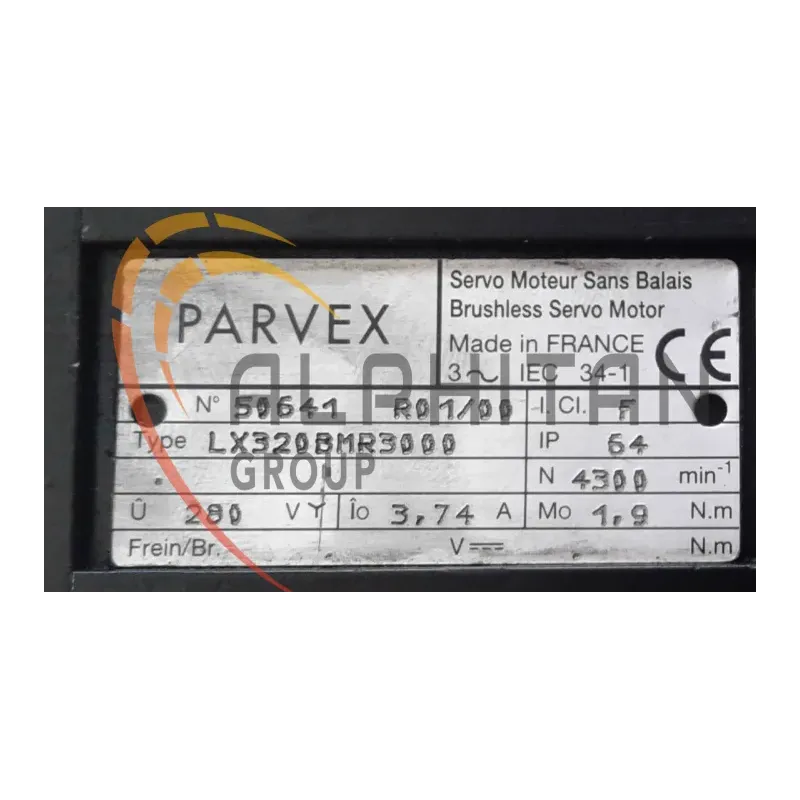 MOTEUR PARVEX LX 320 BM R3000 MOTEUR PARVEX LX 320 BM R3000
