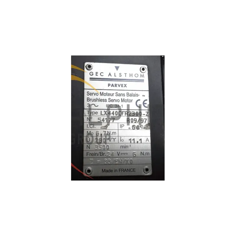 MOTEUR PARVEX SSD LX440CFR2300 MOTEUR PARVEX SSD LX440CFR2300