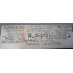 MOTEUR SIEMENS 1FT6061-6AK71-4EH1
