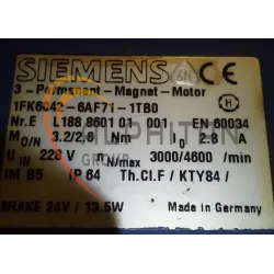 MOTEUR SIEMENS 1FK6042-6AF71-1TB0