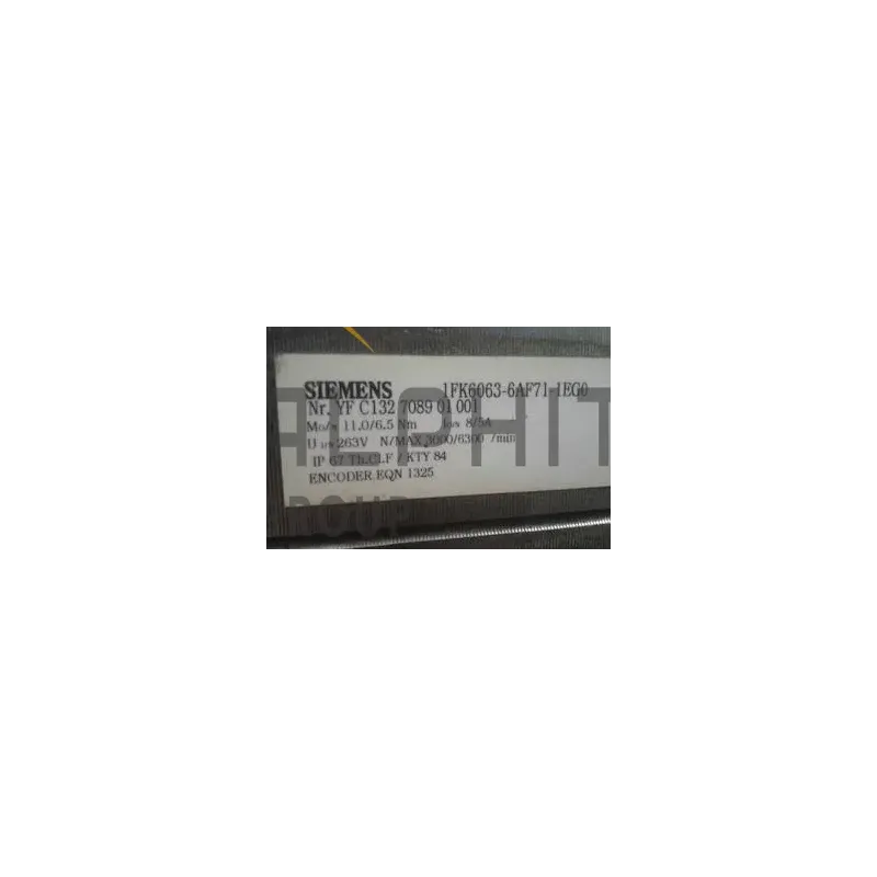 MOTEUR SIEMENS 1FK6063-6AF71-1EG0