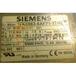 MOTEUR SIEMENS 1FK6063-6AF71-1TH0