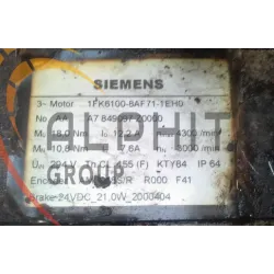 MOTEUR SIEMENS 1FK6100-8AF71-1EH0