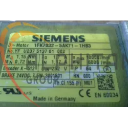 MOTEUR SIEMENS 1FK7032-5AK71-1HB3