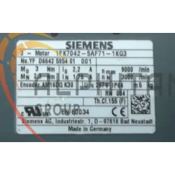 MOTEUR SIEMENS 1FK7042-5AF71-1KG3
