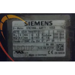 MOTEUR SIEMENS 1FK7060-5AF71-1EG3 OU 1EG0