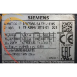 MOTEUR SIEMENS 1FK7060-5AF71-1EH5
