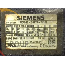 MOTEUR SIEMENS 1FK7060-5AF71-1FH0 OU 1FH3