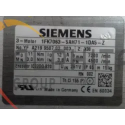 MOTEUR SIEMENS 1FK7063-5AH71-1DA5-Z Z X08