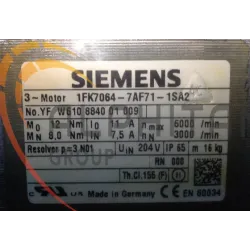 MOTEUR SIEMENS 1FK7064-7AF71-1SA2