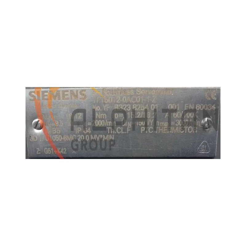 MOTEUR SIEMENS 1FT5072-0AC01-1-Z MOTEUR SIEMENS 1FT5072-0AC01-1-Z