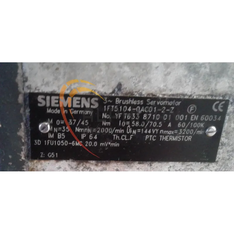 MOTEUR SIEMENS 1FT5104-0AC01-2-Z