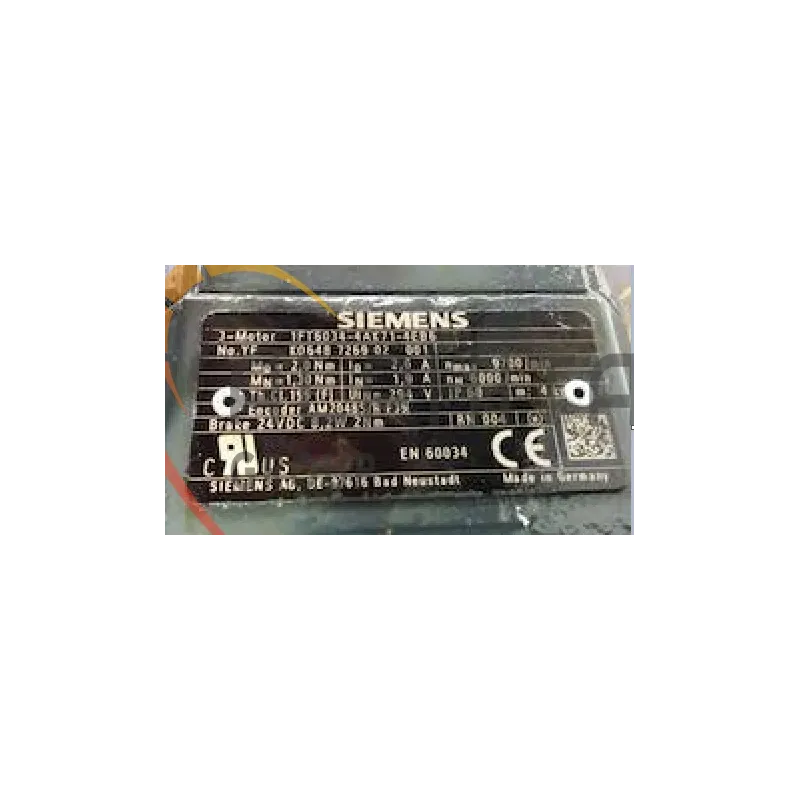 MOTEUR SIEMENS 1FT6034-4AK71-4EB6 MOTEUR SIEMENS 1FT6034-4AK71-4EB6