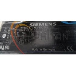 MOTEUR SIEMENS 1FT6044-4AK71-3EG1