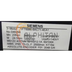 MOTEUR SIEMENS 1FT6086-8AC71-4EA1
