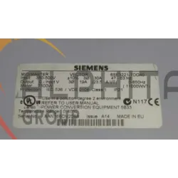 VARIATEUR SIEMENS 6SE3221-7DG40