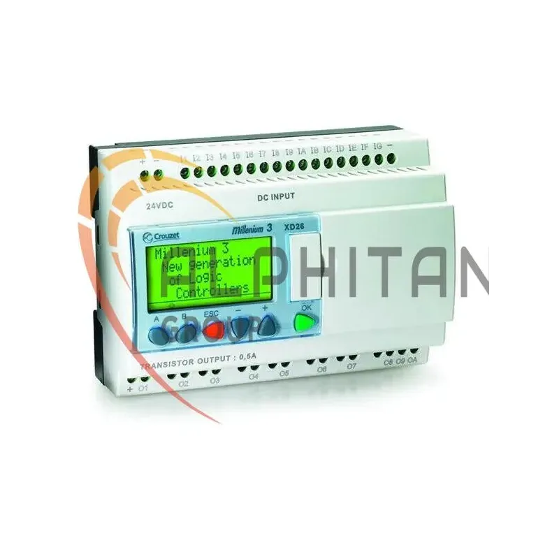 CROUZET 88970161 Millenium 3 Essential Xd26- 16I/10 O R 24Vdc CROUZET 88970161 Millenium 3 Essential Xd26- 16I/10 O R 24Vdc