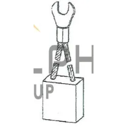 BALAI MOTEUR A BAGUES 20X25X25