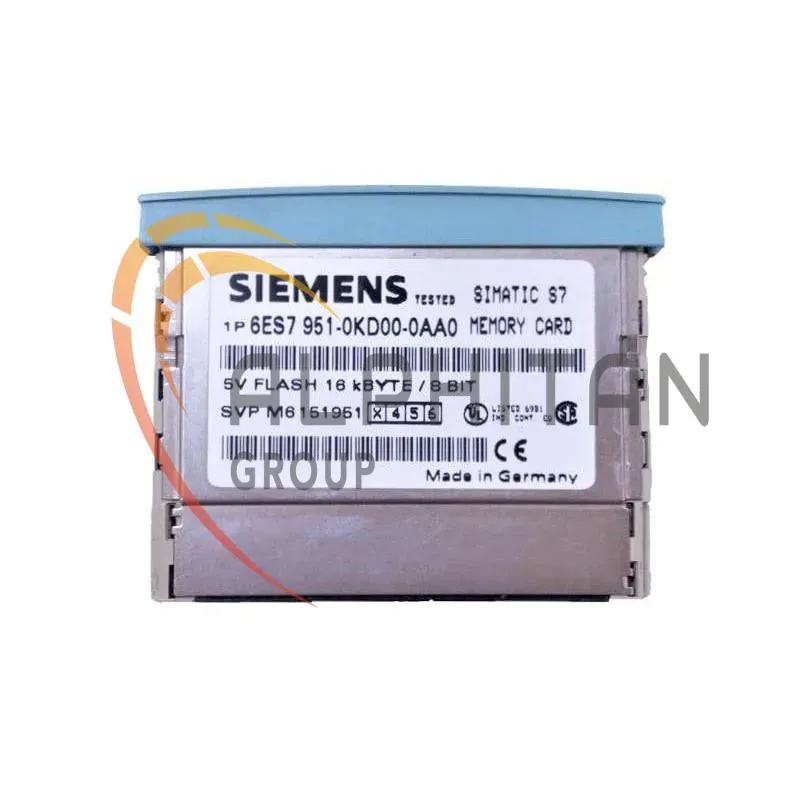 6ES7951-0KD00-0AA0 Simatic S7 Memory Card 5V Flash 16kByte/ 8BIT 6ES7951-0KD00-0AA0 Simatic S7 Memory Card 5V Flash 16kByte/ 8BIT