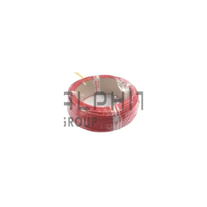 CABLE CSP SILICONE TRESSE 1.5 ROUGE