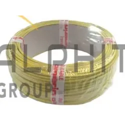 CABLE CSP SILICONE TRESSE 0.5 JAUNE