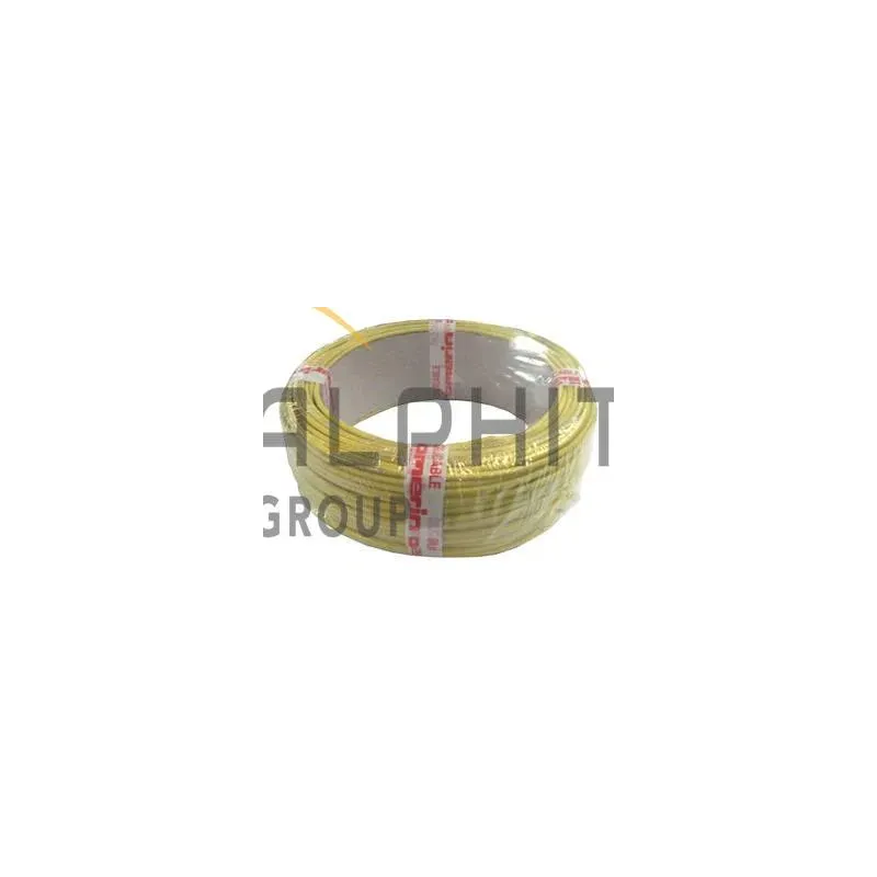 CABLE CSP SILICONE TRESSE 0.5 JAUNE CABLE CSP SILICONE TRESSE 0.5 JAUNE