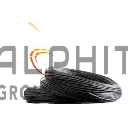 CABLE SIF-GL SILICONE TRESSE 95 NOIR CUIVRE ETAME