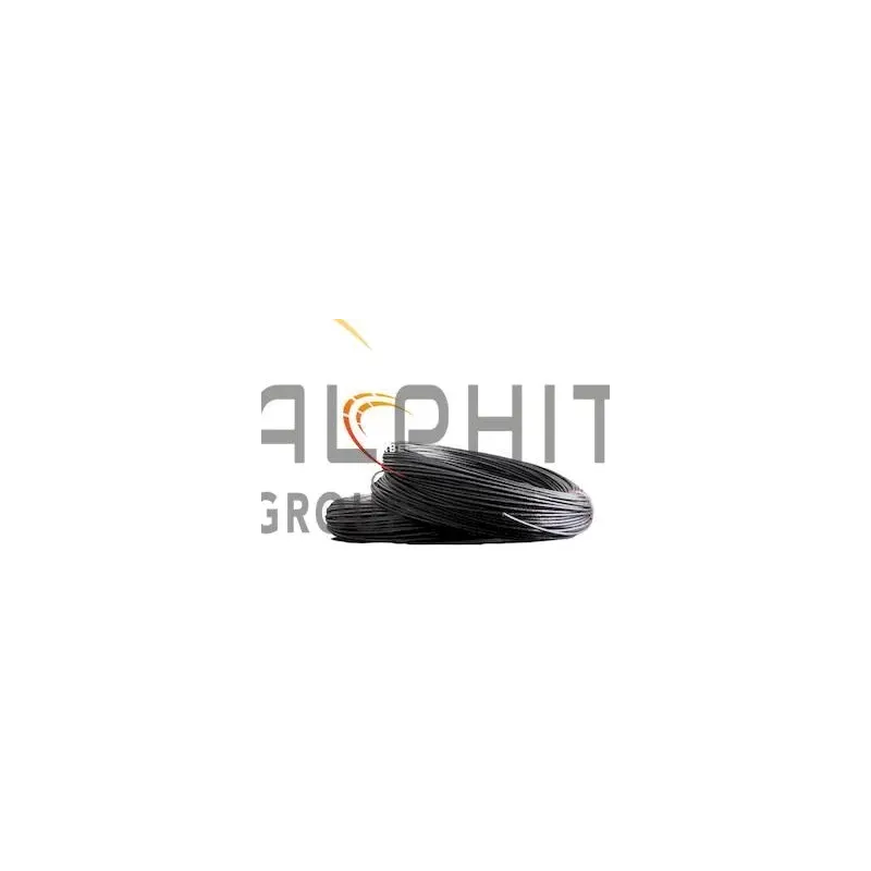 CABLE SIF-GL SILICONE TRESSE 95 NOIR CUIVRE ETAME CABLE SIF-GL SILICONE TRESSE 95 NOIR CUIVRE ETAME