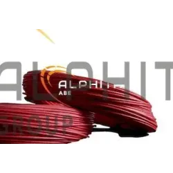 CABLE SIF-GL SILICONE TRESSE 6 ROUGE CUIVRE NU